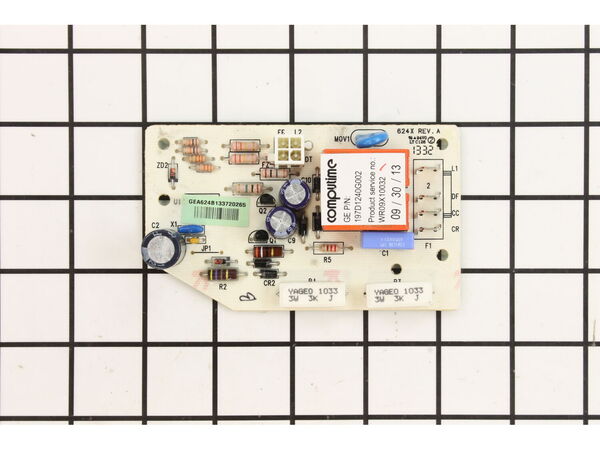288209-1-M-GE-WR09X10032        -Refrigerator Control Defrost Module