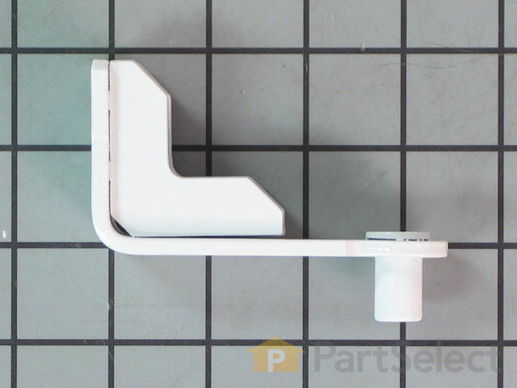 290346-1-M-GE-WR13X10176        - HINGE BTM & PIN Assembly White