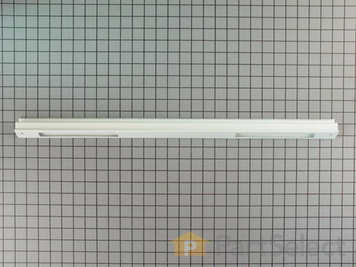 293215-1-M-GE-WR17X3288         -Vegetable Pan Cover Front Rail - White