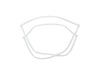 Fresh Food Door Gasket – Part Number: WR24X274