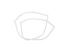 Fresh Food Door Gasket – Part Number: WR24X319