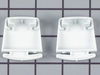 299868-2-S-GE-WR2X9486          -Door Shelf Retainer Bar End Cap Kit