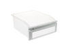 300573-2-S-GE-WR32X10122        -Vegetable Crisper Pan - Clear/White