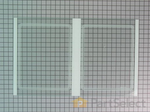301158-1-M-GE-WR32X1480         -Crisper Glass Shelf
