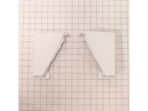 334372-1-M-Whirlpool-279954            -Control Panel End Cap Kit - White