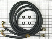 Refrigerator Two Black Rubber Fill Hoses – Part Number: 285363