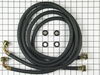 Refrigerator Two Black Rubber Fill Hoses – Part Number: 285363