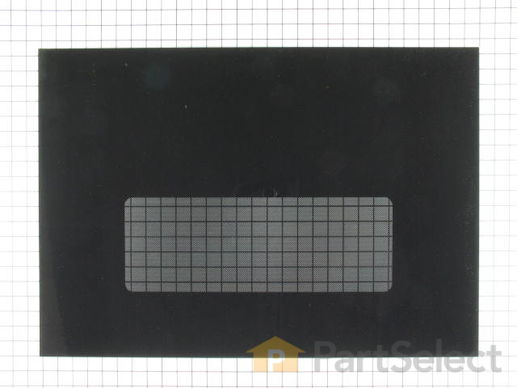 336753-1-M-Whirlpool-3148185           -Exterior Oven Door Glass - Black