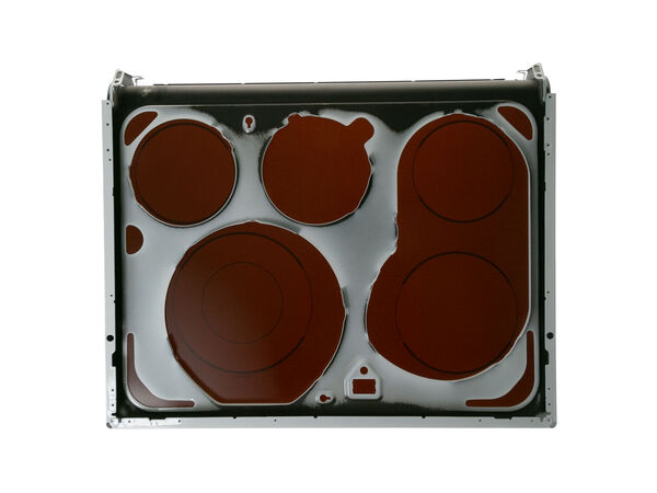 3406168-1-M-GE-WB62T10767- RANGETOP GLASS Assembly