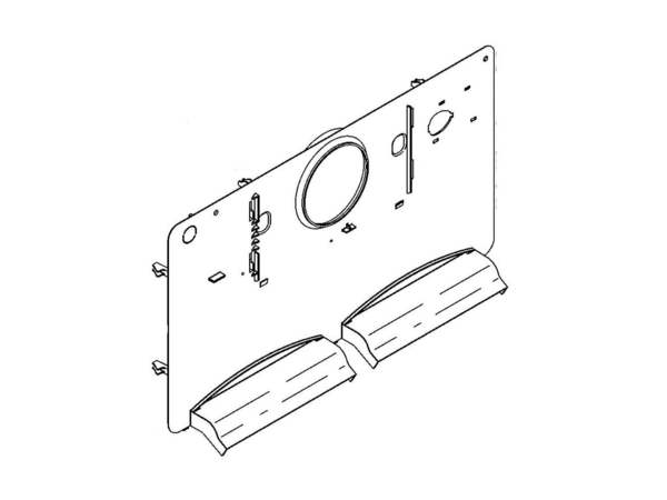 3406238-1-M-GE-WR17X12817-COVER EVAP