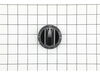 3409070-2-S-Frigidaire-316544026-Burner Knob - Black
