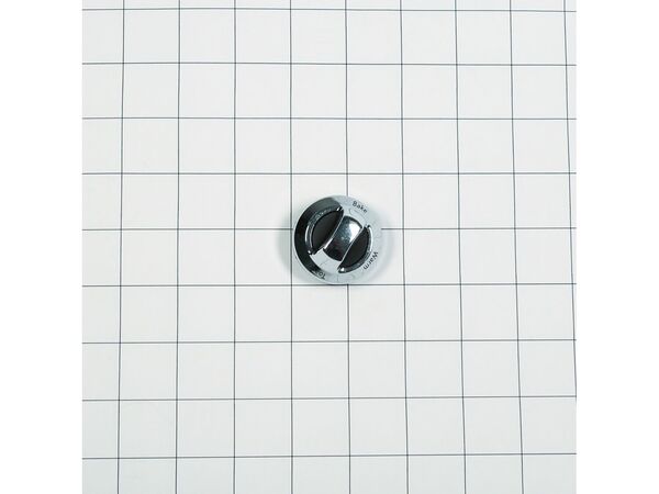 3489760-1-M-Whirlpool-W10339095-Function Knob - Chrome/Black