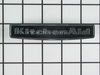 NAMEPLATE – Part Number: W10368699