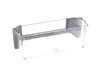 3495481-2-S-Frigidaire-242037205-Gallon Door Bin - Clear/White