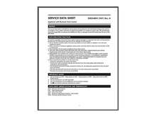 SERVICE DATA SHEET – Part Number: 318204819
