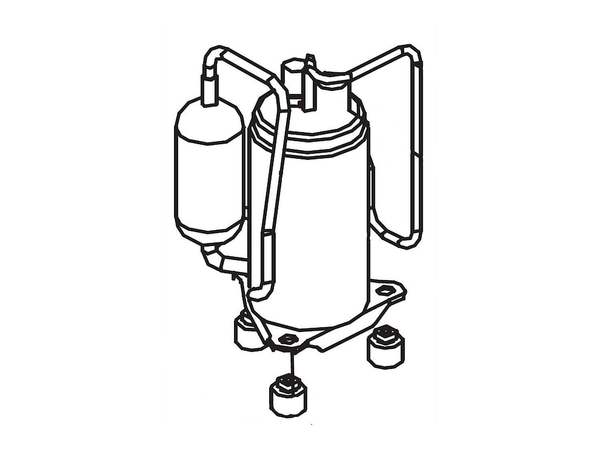 3504509-1-M-Frigidaire-5304484832-COMPRESSOR ASSEMBLY