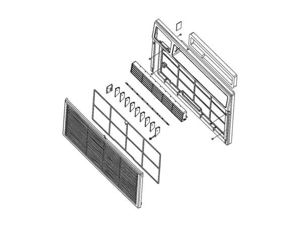 3512177-1-M-GE-WJ82X10085-PANEL ASM, FRONT