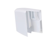 Tilt Basket End Cap - White - Left Side – Part Number: 5004JA2017B