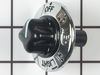 Surface Burner Knob - Black/Chrome – Part Number: 4169279