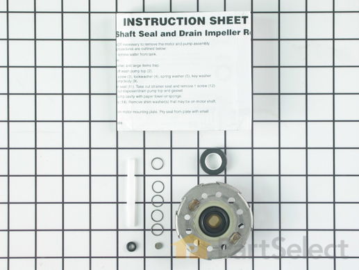 356252-1-M-Whirlpool-4171314           -Motor Shaft Seal and Impeller Assembly