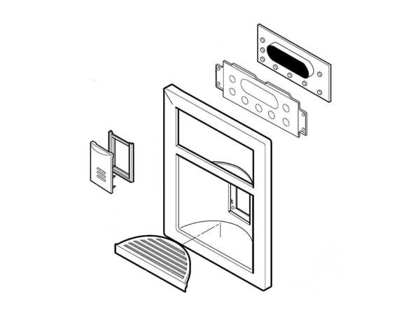 3615048-1-M-LG-ACQ36820520-COVER ASSEMBLY,DISPENSER