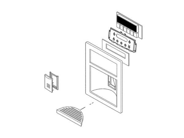 3615096-1-M-LG-ACQ37160705-COVER ASSEMBLY,DISPENSER