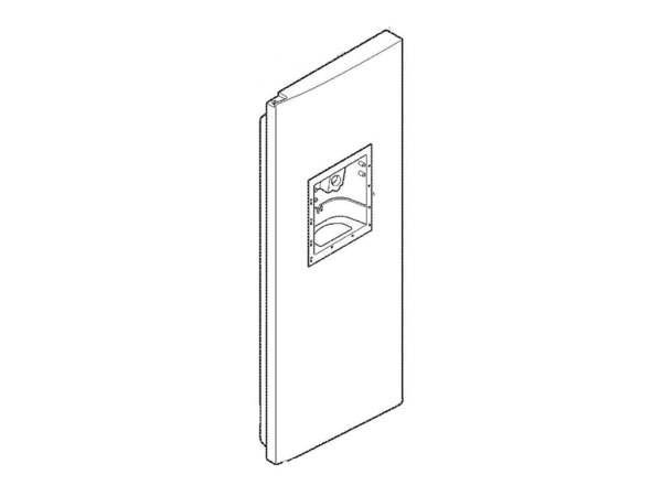 3616071-1-M-LG-ADC72986458-DOOR ASSEMBLY,FREEZER