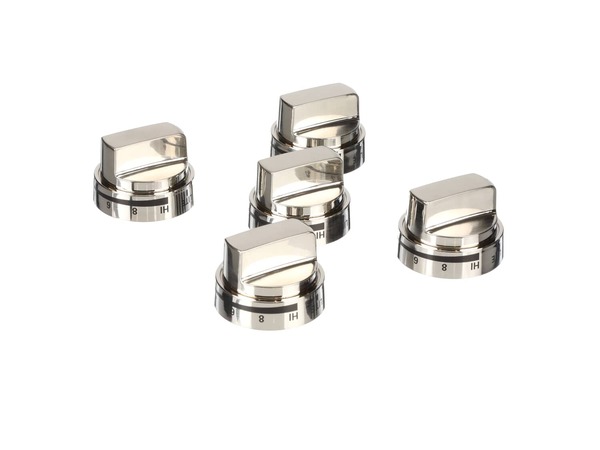 3618293-1-M-LG-AGM73689604-Knob Kit of 5 - Stainless Steel