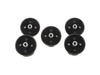 3618293-2-S-LG-AGM73689604-Knob Kit of 5 - Stainless Steel