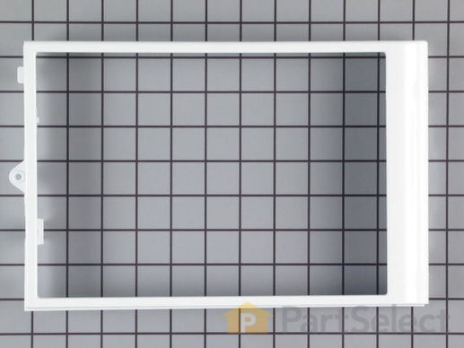 364407-1-M-Whirlpool-4358551           -Control Panel Frame - White