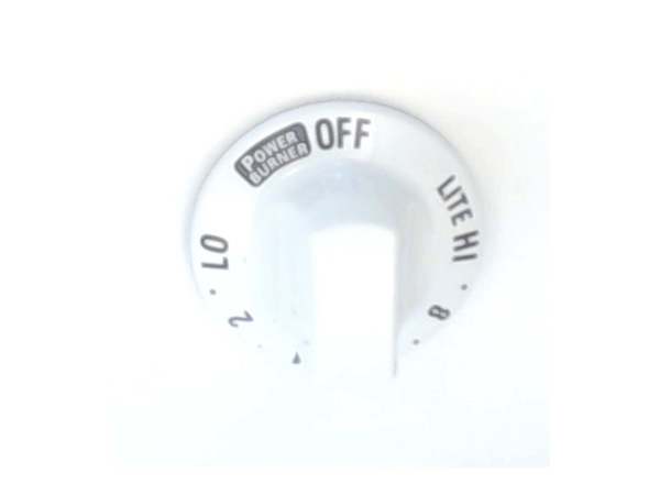 393576-1-M-Whirlpool-8272766           -Burner Control Knob - Power Burner - White