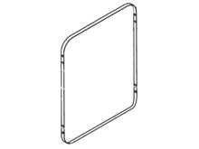 DOOR-FRONT;MDE2400AYW,EG – Part Number: DC64-00099A