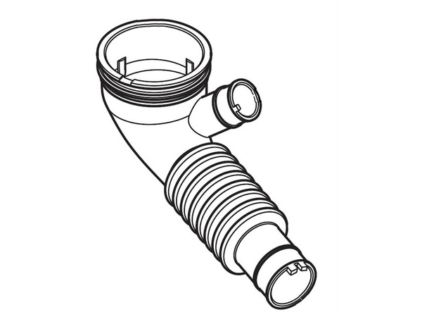 4212845-1-M-Samsung-DC67-00293A-Tub to Pump Hose
