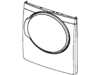 Assembly FRAME FRONT;PURPLE- – Part Number: DC97-14567A