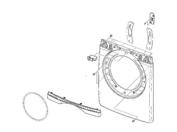 4220897-1-M-Samsung-DC97-15509G-Assembly FRAME FRONT;ACE-DRY
