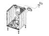 Assembly FRAME;ORCA-DRYER,DV – Part Number: DC97-16739C