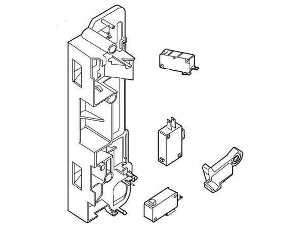 4239452-1-M-Samsung-DE96-00115A-Body Latch Button