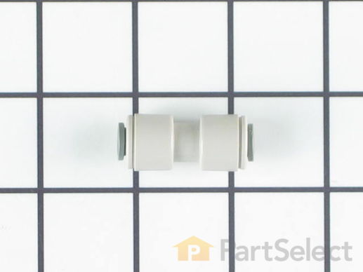 429333-1-M-Frigidaire-218922801         -Plastic Water Line Quick Connector/Union - 1/4" to 1/4"