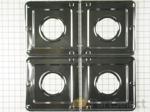 436944-1-M-Frigidaire-316021203         -Range Square Chrome Drip Pan Kit