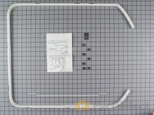 452135-1-M-Frigidaire-5300808959        -Door Gasket - White - Clips & Connector Bar Included