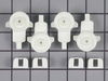 White Upper Rack Roller Kit - contains four wheels – Part Number: 5300809140