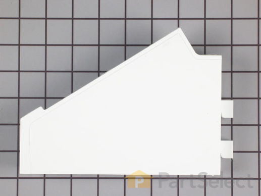 461509-1-M-Frigidaire-5303291343        -Control Panel End Cap - White - Left Side