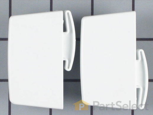 469918-1-M-Frigidaire-5303925378        -Door Shelf End Cap Set - White