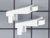 469918-3-S-Frigidaire-5303925378        -Door Shelf End Cap Set - White