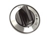 474070-3-S-Frigidaire-5308013898        -Burner Knob - Black/Chrome