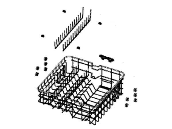 5576725-1-M-Samsung-DD97-00172A-Assembly BASKET-UPPER;R3V,DW