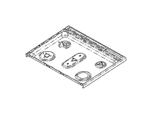 6011639-1-M-GE-WB63K10283-Rangetop / Cooktop