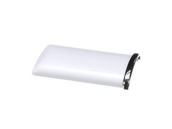 627142-1-M-Frigidaire-15870619          -TRIM-HANDLE,WHITE ,UPPER ,W/DEC CHROME BAND