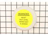 Cover BRINEWELL W/ DECAL – Part Number: WS31X10024