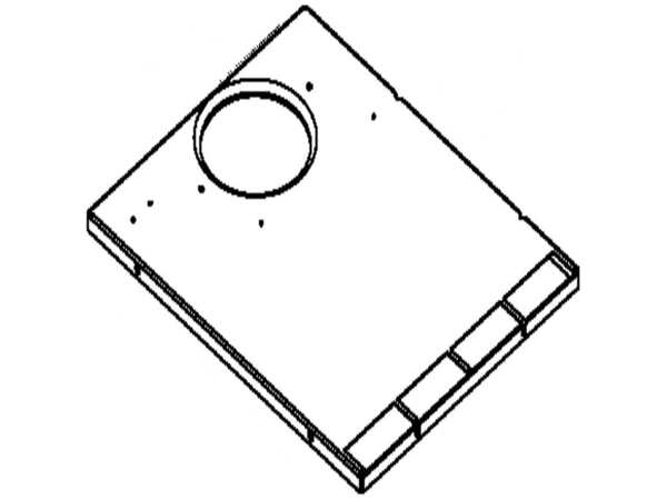 652194-1-M-GE-WR17X11206        -EVAP FAN ORFICE COVER